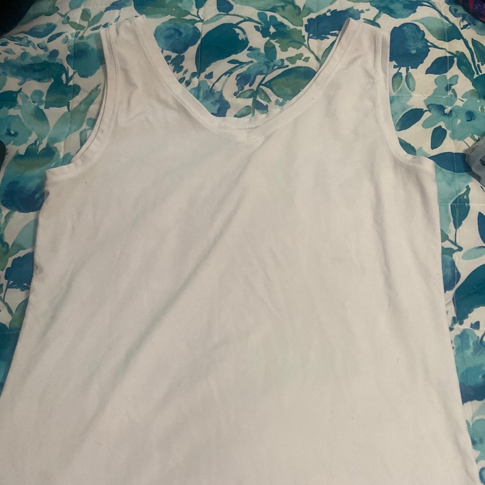 White athletic top